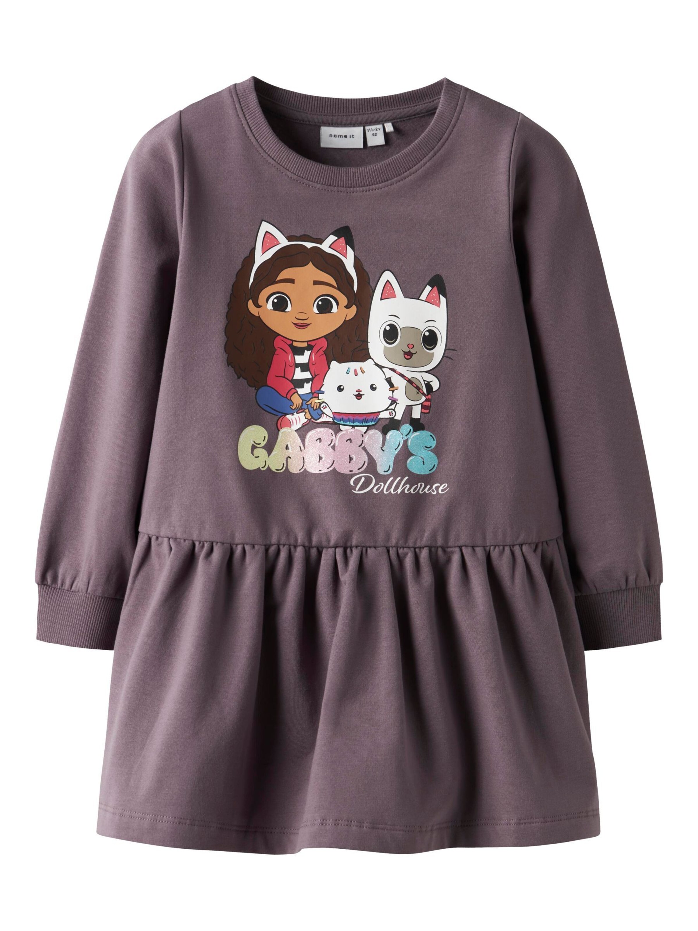 NAME IT Jurk 'Gabby's Dollhouse' in Lila: voorkant
