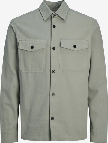 JACK & JONES Button Up Shirt 'Croy' in Green: front