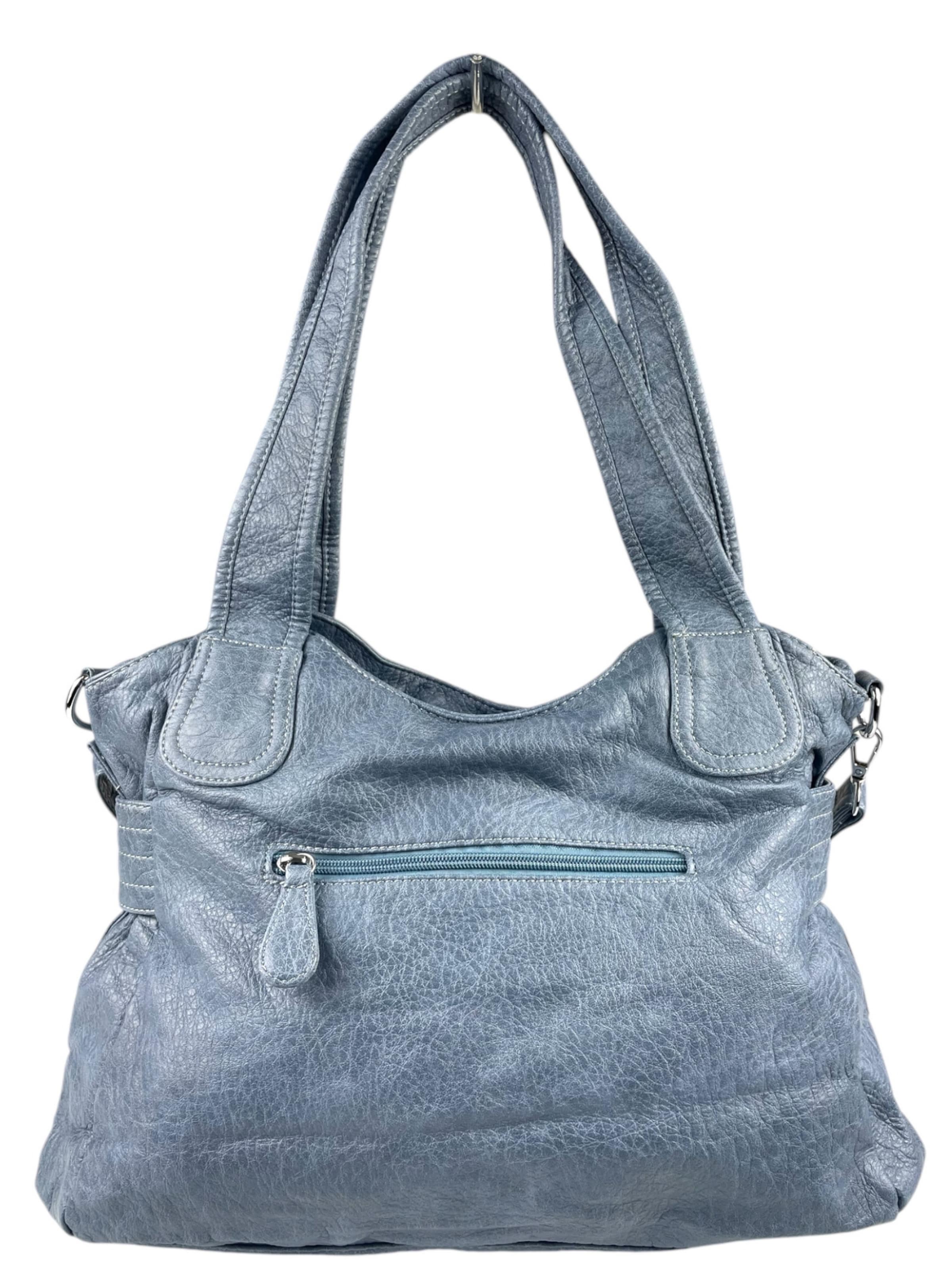 Borsa a spalla di Kumixi in blu
