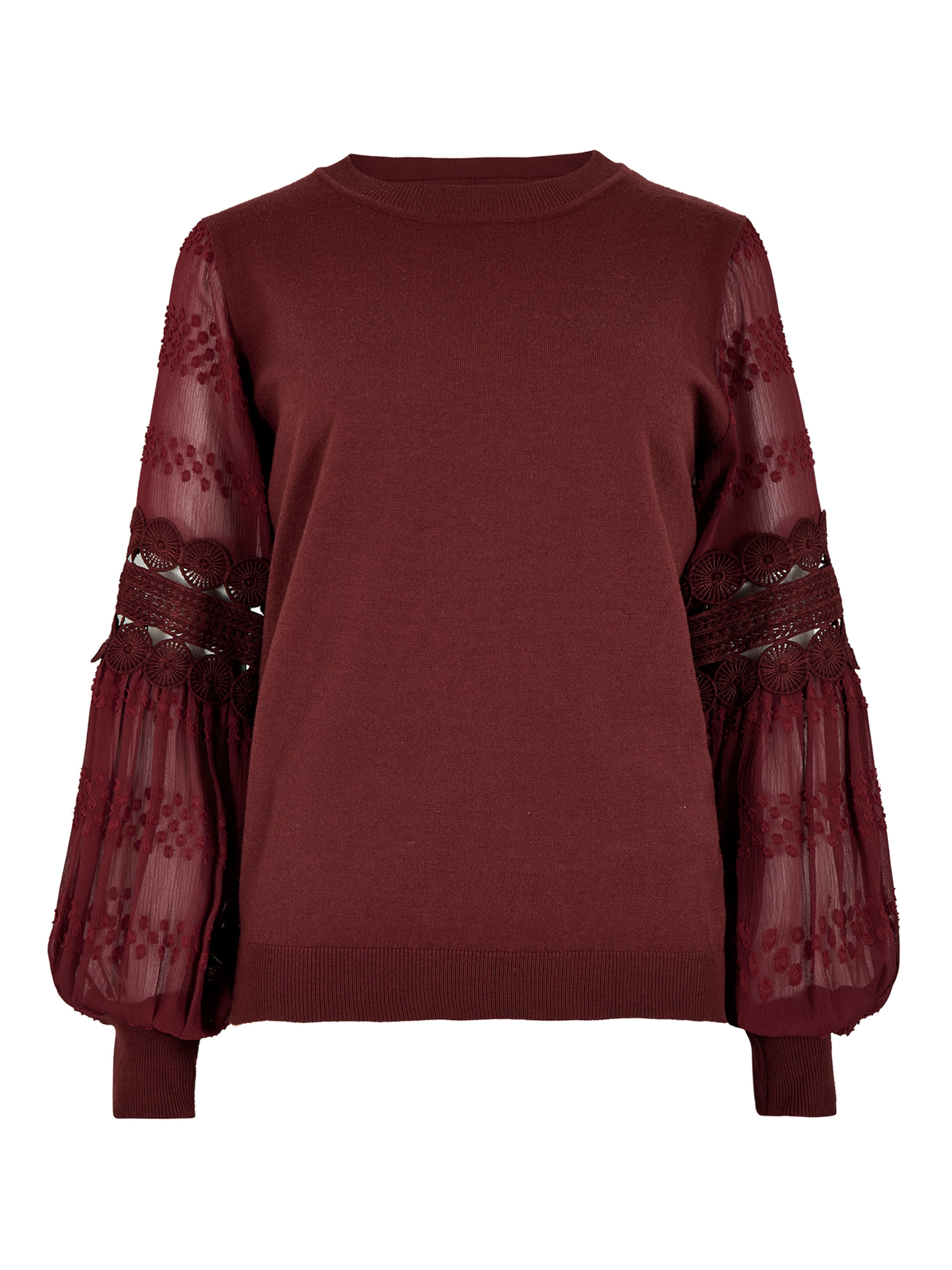 Apricot Sweater in Red: front