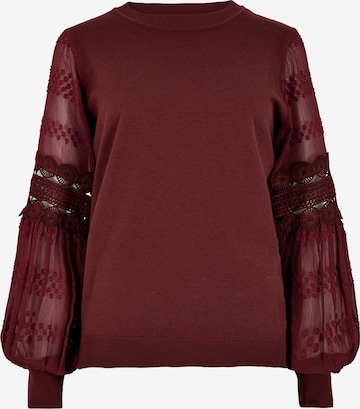 Apricot Sweater in Red: front