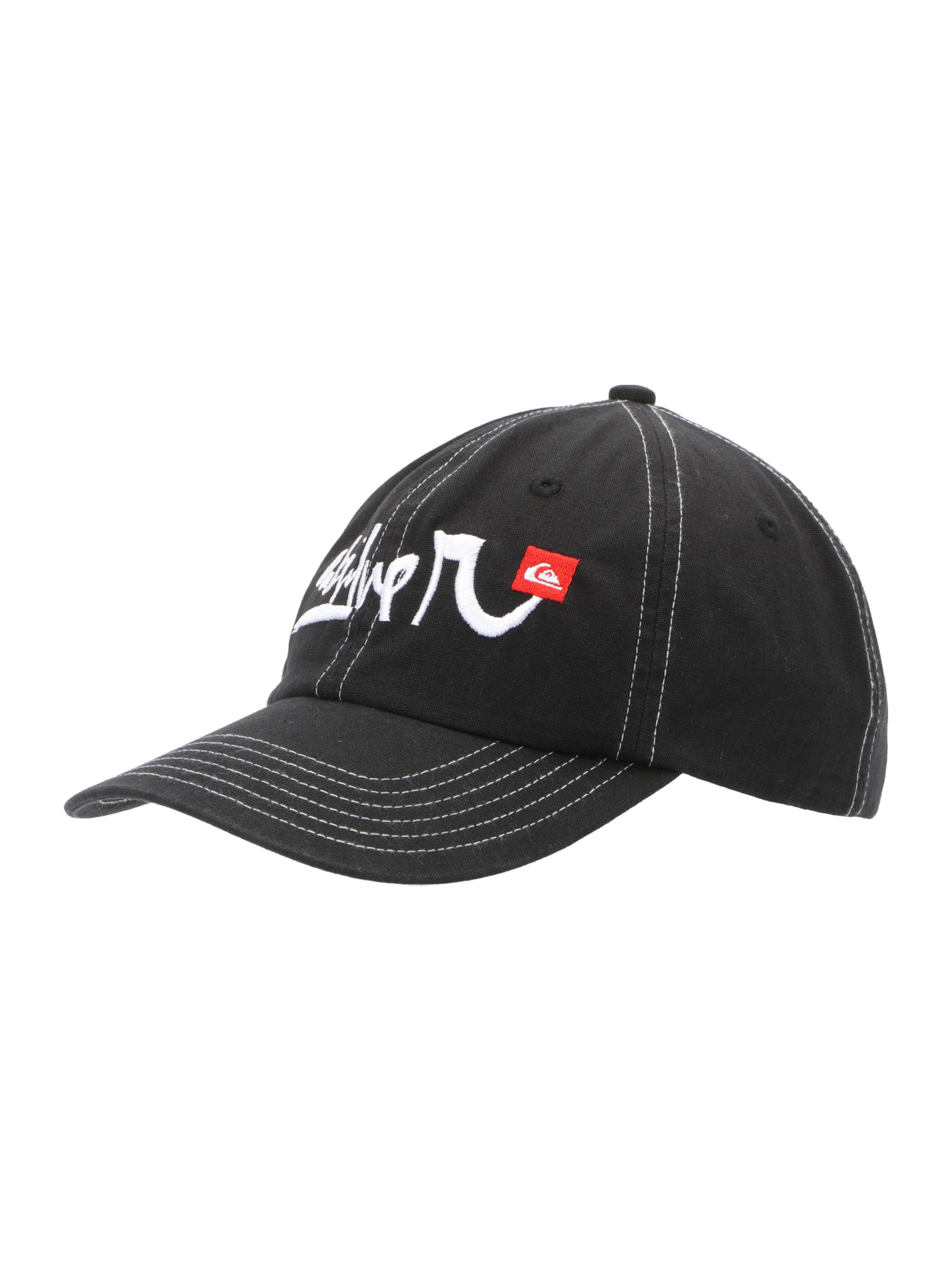 juoda QUIKSILVER Sportinė kepurė 'DRIFTER': priekis