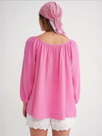 MixRay Blouse in Pink