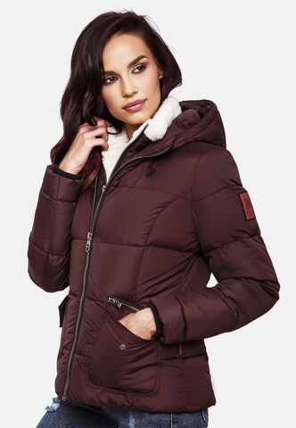 NAVAHOO Winter Jacket 'Megan' in Red