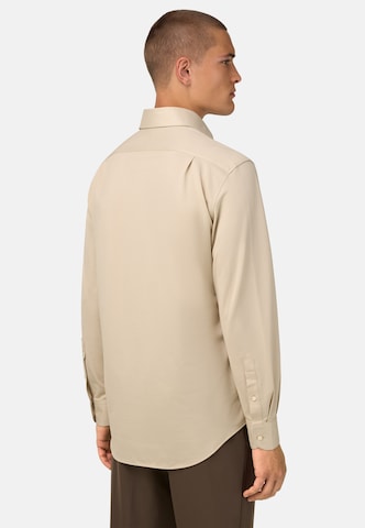 Boggi Milano Regular fit Button Up Shirt in Beige