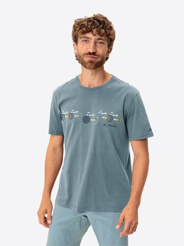 VAUDE Performance shirt 'Cyclist' in Blue: front