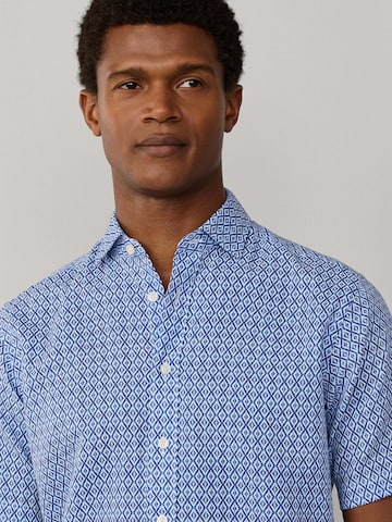 Hackett London Regular fit Button Up Shirt 'Clay' in Blue