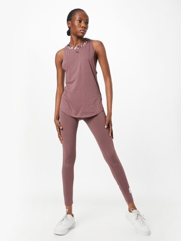 PUMA Skinny Sportbroek in Lila