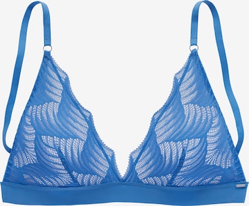 LASCANA Triangle Bra in Blue: front