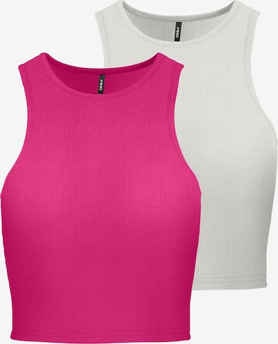 Palaidinė be rankovių 'ONLBelia' iš ONLY, spalva – avietinė / balta, Prekių apžvalga