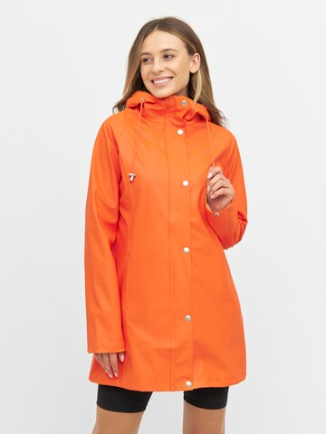 Manteau fonctionnel 'RAIN87' ILSE JACOBSEN en orange : devant