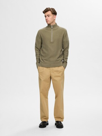 SELECTED Sweater 'Axel' in Green