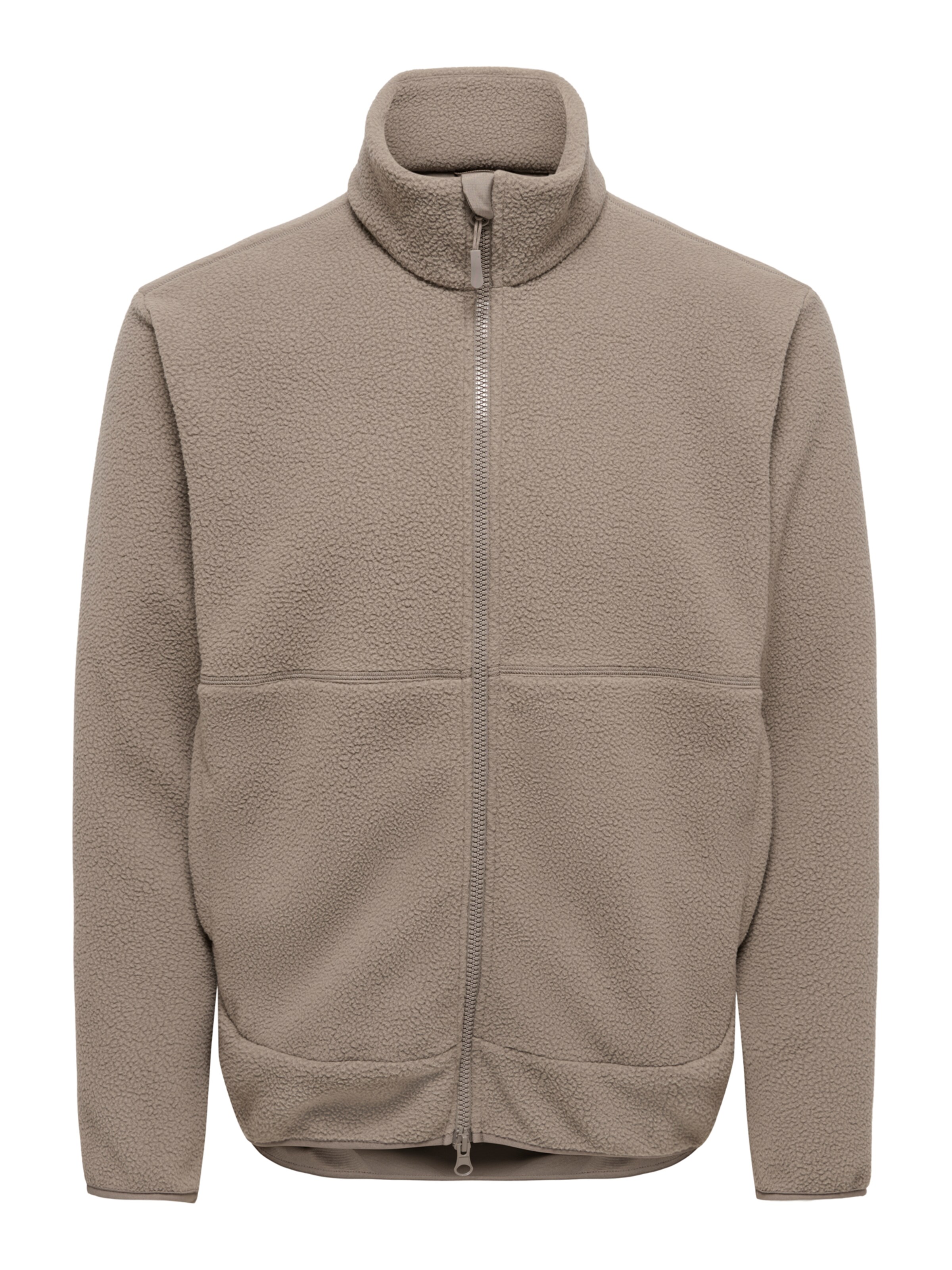 Only & Sons Fleecejacke 'ONSJason' in Braun: Vorderseite