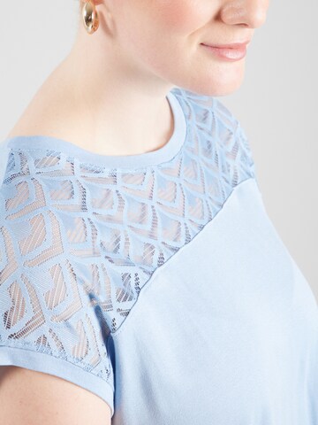 Maglietta 'CARFLAKE' di ONLY Carmakoma in blu