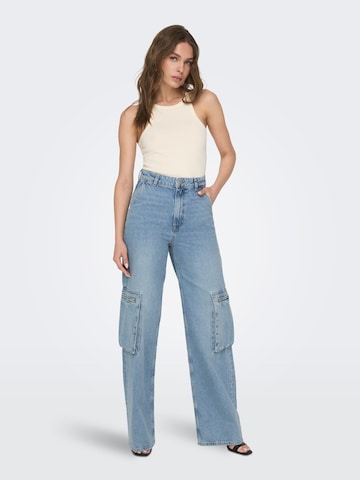 ONLY Loosefit Jeans 'Hope' in Blau