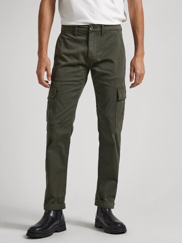 Pepe Jeans Regular Pants 'SEAN' in Green: front