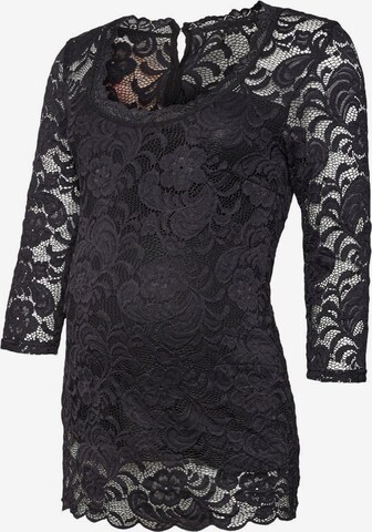 MAMALICIOUS Bluse in Schwarz: predná strana