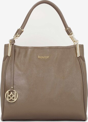Kazar Handbag in Grey: front