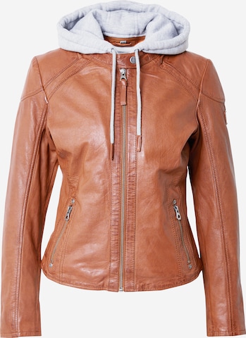 Gipsy Between-Season Jacket 'April' in Brown: front