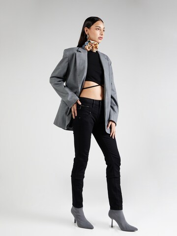 Coupe slim Jean 'Alexa' FREEMAN T. PORTER en noir