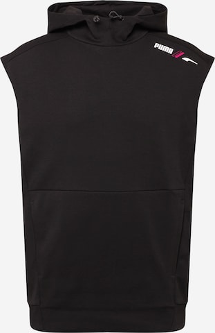 PUMA - Camiseta deportiva en negro: frente