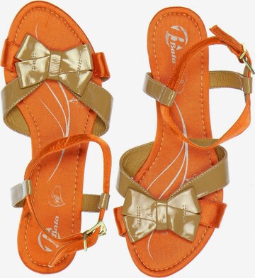 Bata Sandals & High-Heeled Sandals in 38 in Orange: front