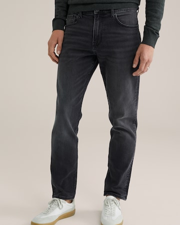 WE Fashion Slimfit Jeans i sort: forside