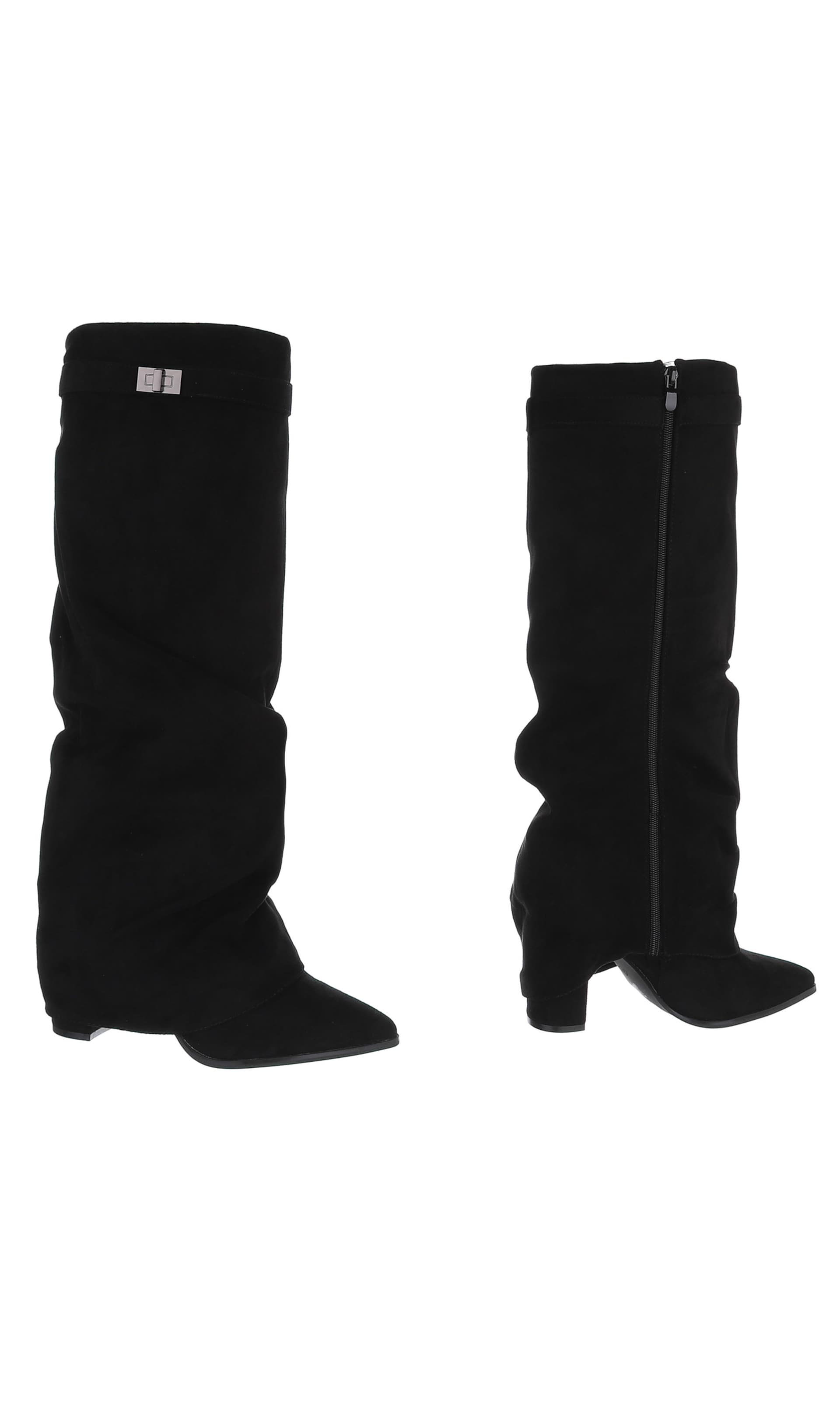 Ital-Design Stiefel in Schwarz
