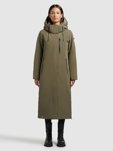 khujo Winter Coat 'LOFI3' in Green: front