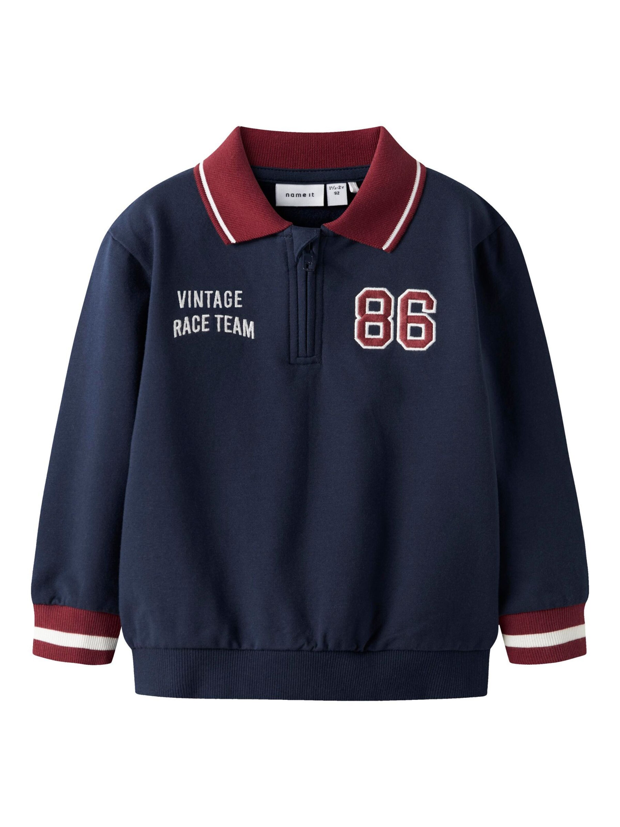 NAME IT - Sudadera en azul: frente