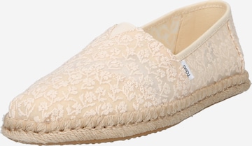 TOMS Espadrilky 'ALPARGATA ROPE' – béžová: přední strana