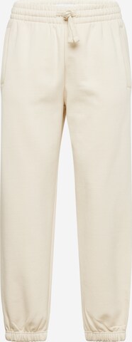 TOPMAN Tapered Broek in Beige: voorkant