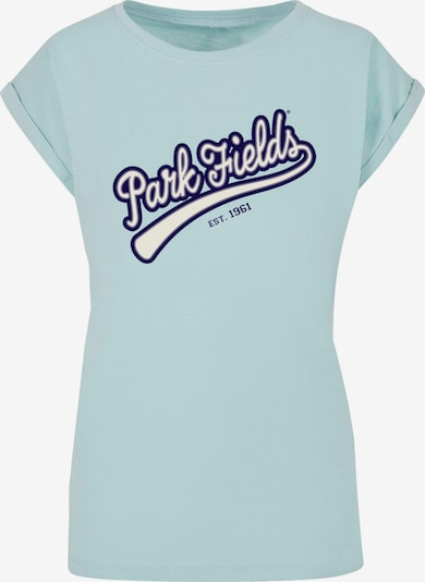 Merchcode T-shirt 'Park Fields - Forty Five' en marine / bleu clair / blanc, Vue avec produit
