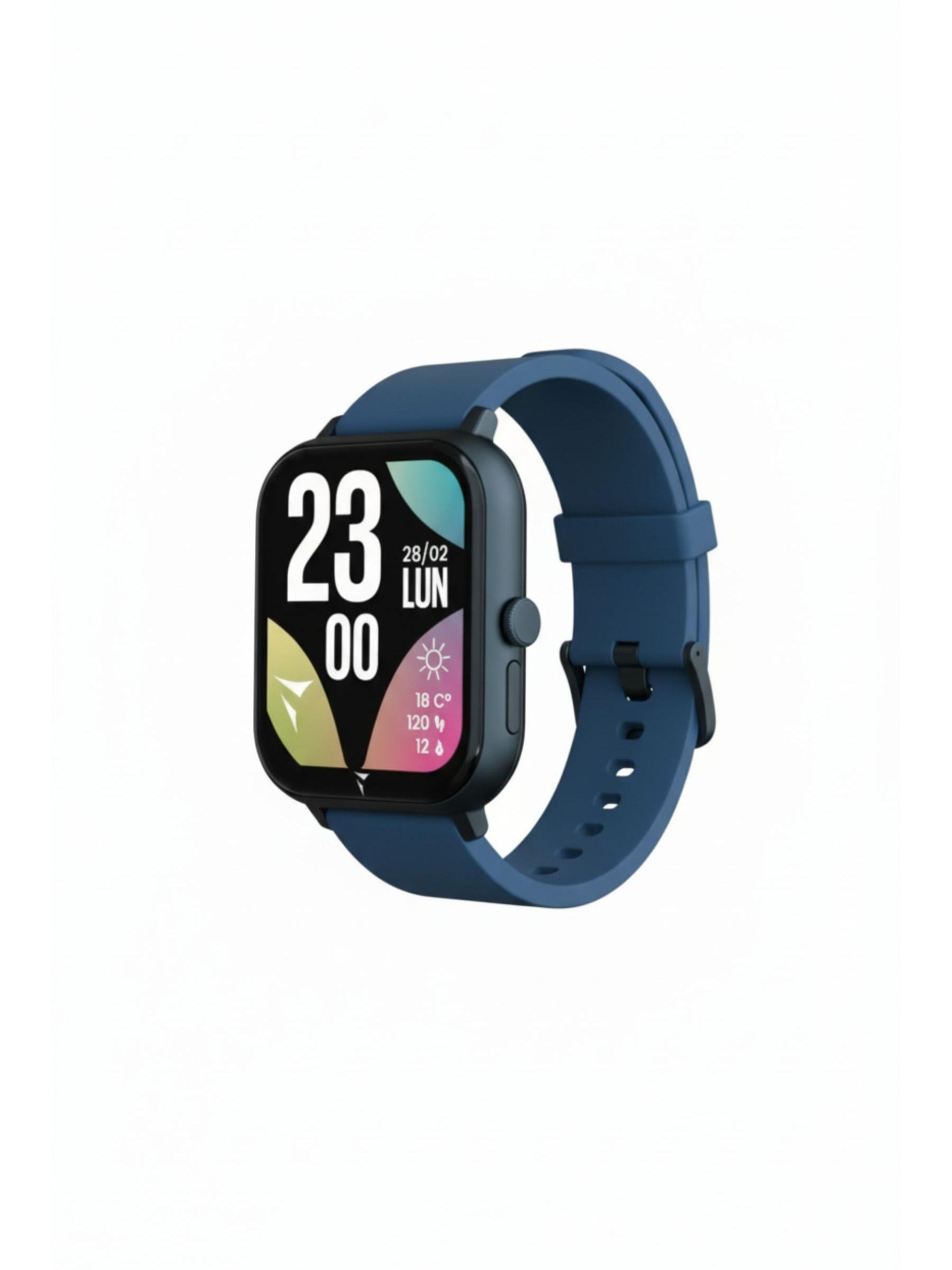 Techmade Digital Watch 'Glow Smartwatch mit passender Pochette' in Blue