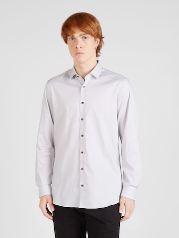 OLYMP - Regular Fit Camisa 'Level 5' em branco: frente
