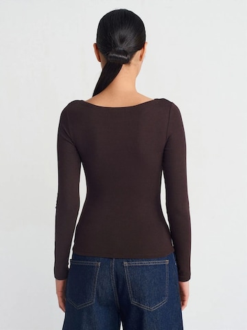 T-shirt Dilvin en marron
