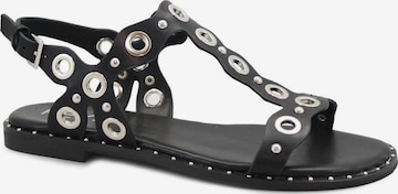 Sandales Keys en noir : devant
