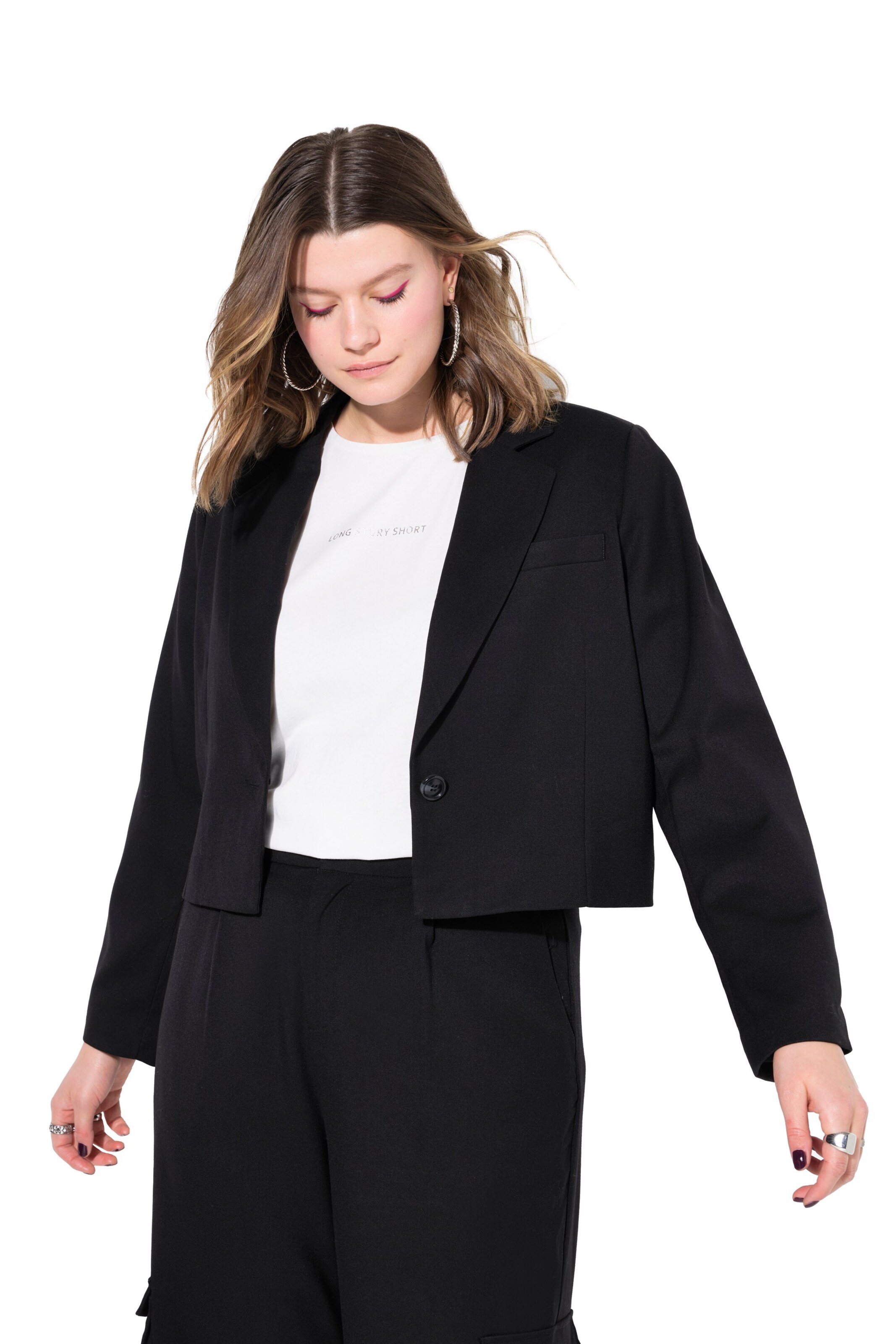 Studio Untold Blazers in Zwart: voorkant