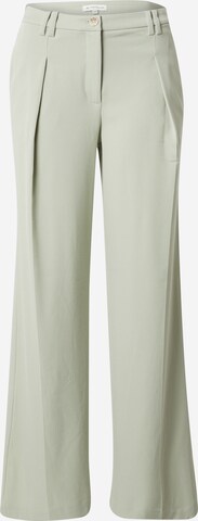 TOM TAILOR Pleat-Front Pants 'Lea' in Green: front