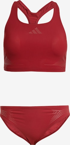 ADIDAS PERFORMANCE Sportbikini 'Lanelux' in Rot: Vorderseite