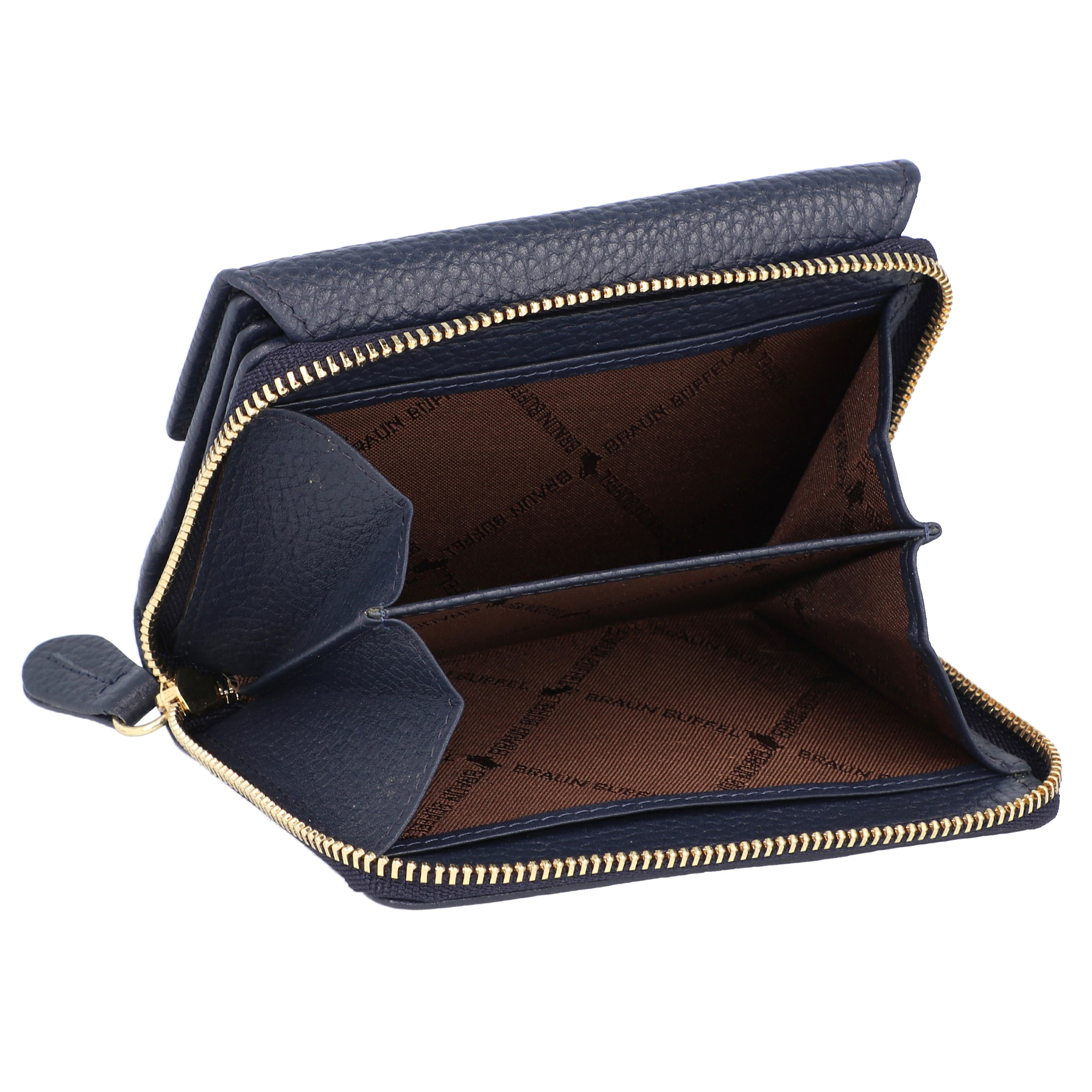 Braun Büffel Wallet 'Asti' in Blue