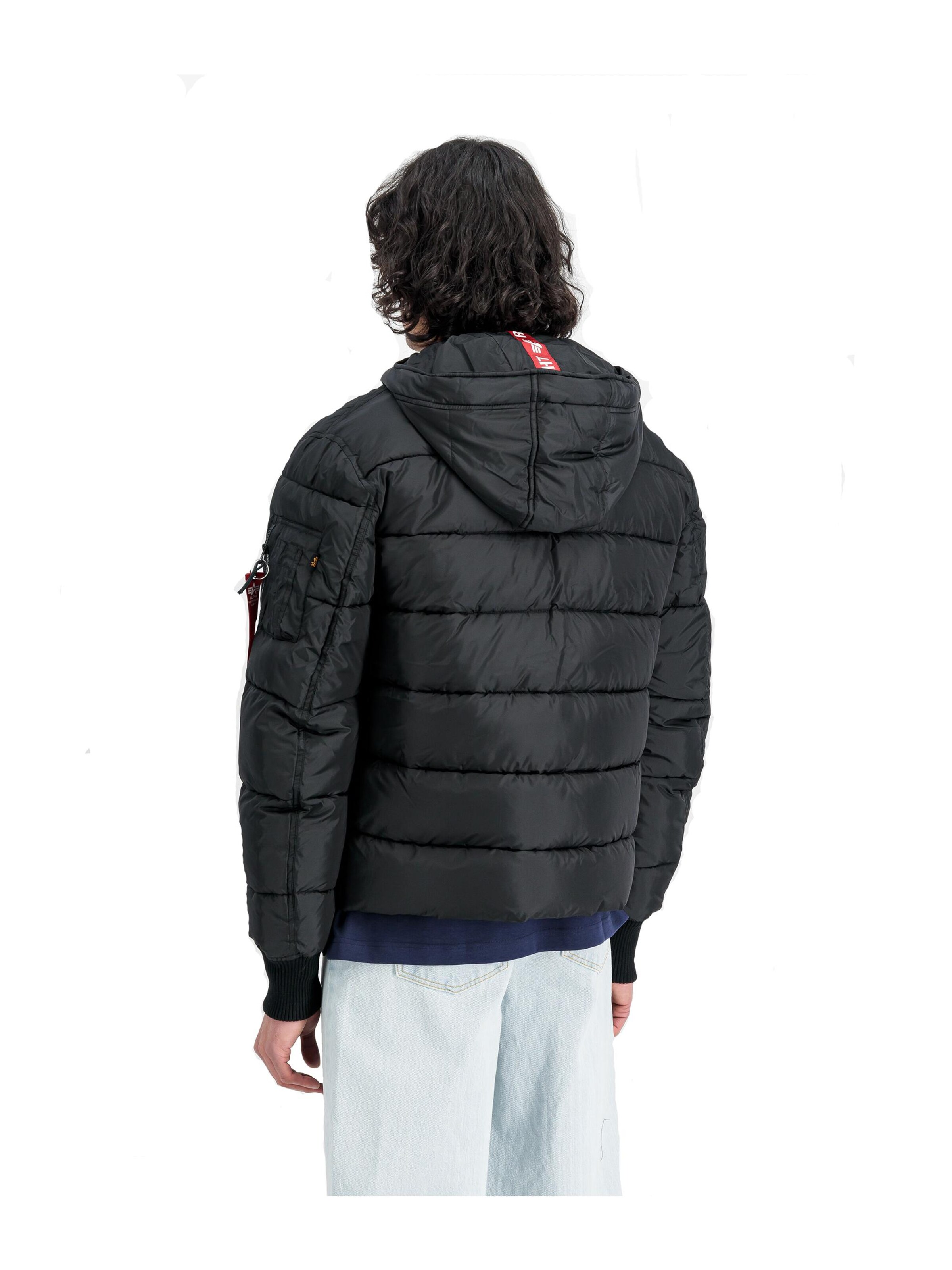 ALPHA INDUSTRIES Winter Jacket 'Alpha FD' in Black