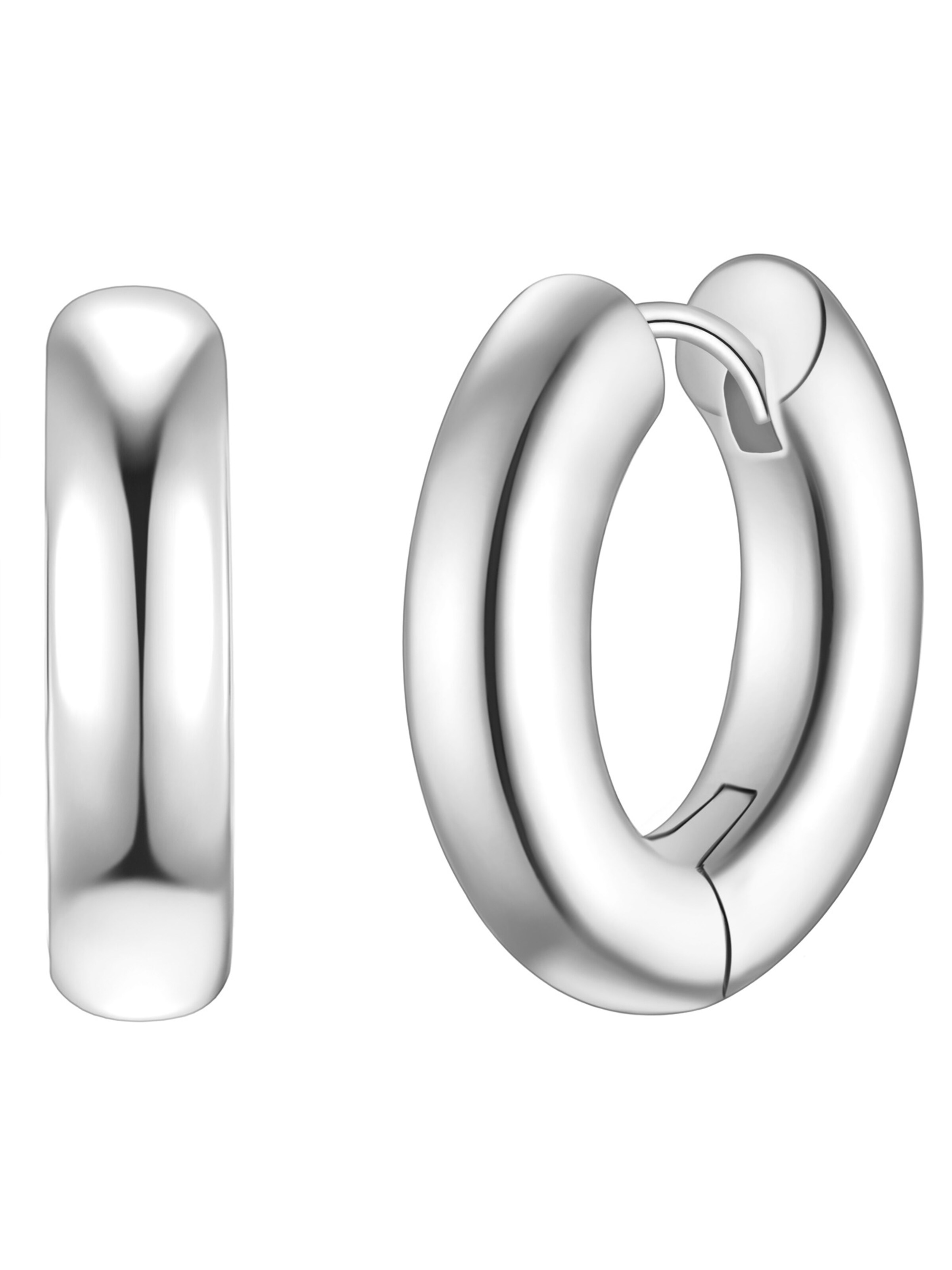 Yokoamii Earrings in Silver: front