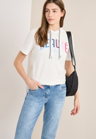 CECIL Sweatshirt in White: front
