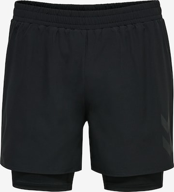 Hummel Regular Sports trousers 'Force' in Black: front