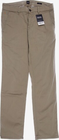 BOSS Orange Pants in 31 in Beige: front