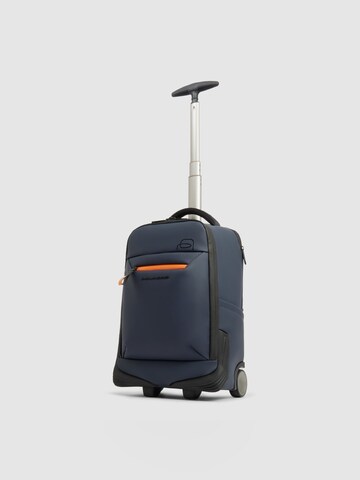 Piquadro Trolley in Blauw