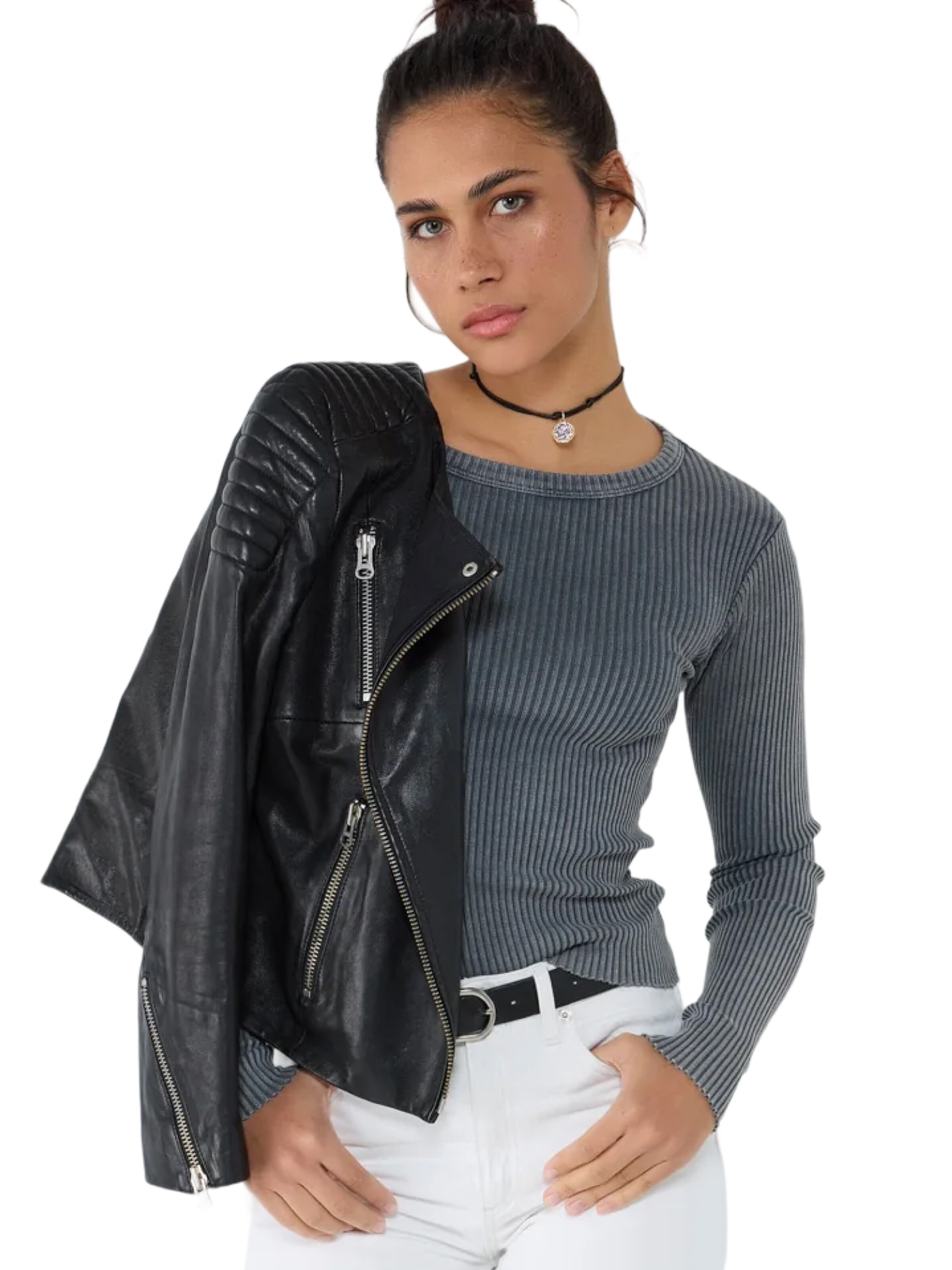 No Matter What Shirt in Grijs