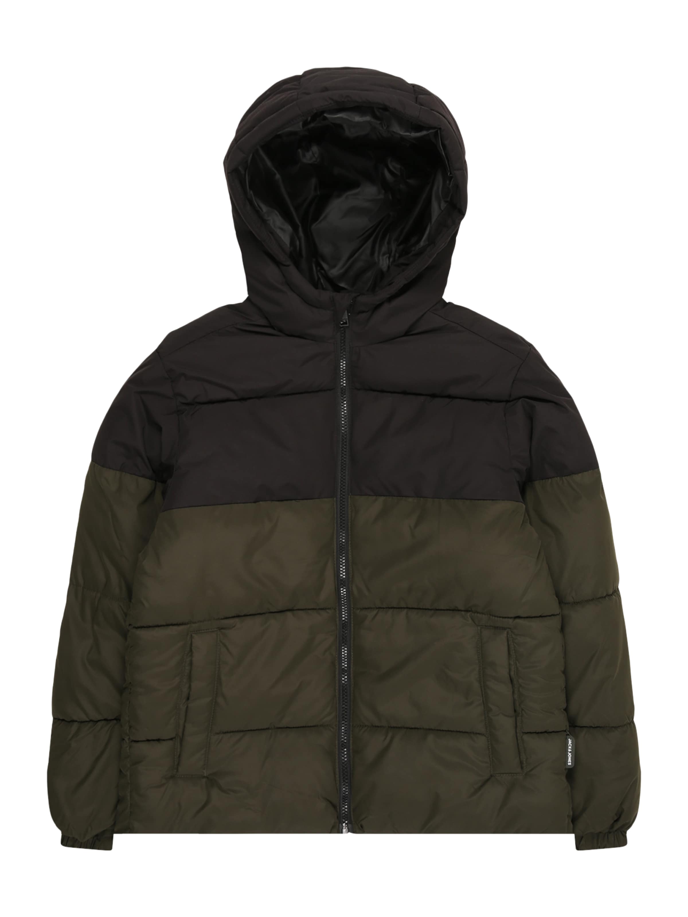 Jack &amp; Jones Junior Winter Jacket &#x27;MAZE&#x27; in Green: front