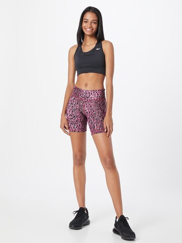 Skinny Pantaloni sport de la Reebok pe roz